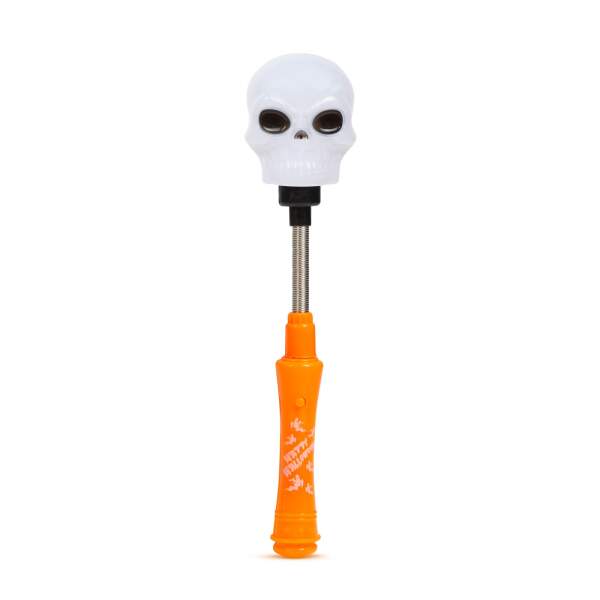Afbeelding van Halloween LED lantaarn - verende schedel - op batterijen 1 Stuks [58112C] - 02 58112C web