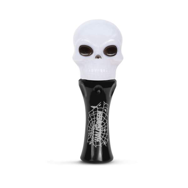 Afbeelding van Halloween LED lantaarn - schedel - op batterijen 1 Stuks [58113C] - 02 58113C web