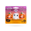 Afbeelding van Halloween theelichtset - pompoen, spook, - batterij - 3 stuks / verpakking 1 Stuks [58157] - 02 58157 web