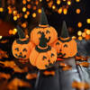 Afbeelding van Halloween pompoendecoratie - 15 x 15 x 22 cm 1 Stuks [58334B] - 02 58334B web
