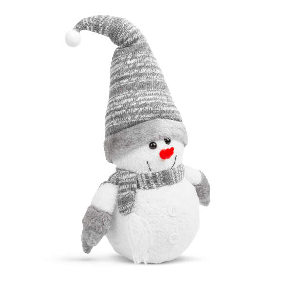 Afbeelding van Kerst sneeuwpop met LED - 35 cm - 3 x AA 1 Stuks [58375B] - 02 58375B web
