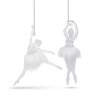 Afbeelding van Kerstversiering - acryl balletdanseres - 14 x 4 x 4 cm - 2 stuks / verpakking 1 Stuks [58512] - 02 58512 web