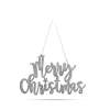 Afbeelding van Kerstdecoratie - label "Vrolijk Kerstfeest" - 20 x 12 cm - zilver 1 Stuks [58541B] - 02 58541B web