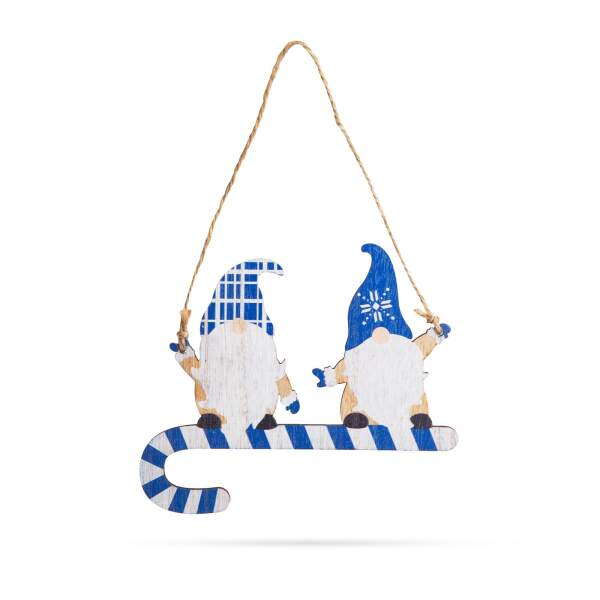 Afbeelding van Kerstdecoratie - Houten, blauwe elf - 15 cm 1 Stuks [58546B] - 02 58546B web