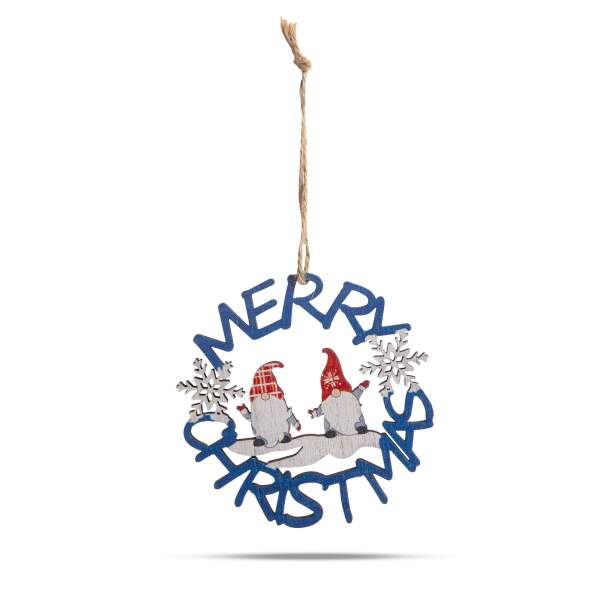 Afbeelding van Kerstdecoratie - Houten, blauwe elf - 10 cm 1 Stuks [58547B] - 02 58547B web