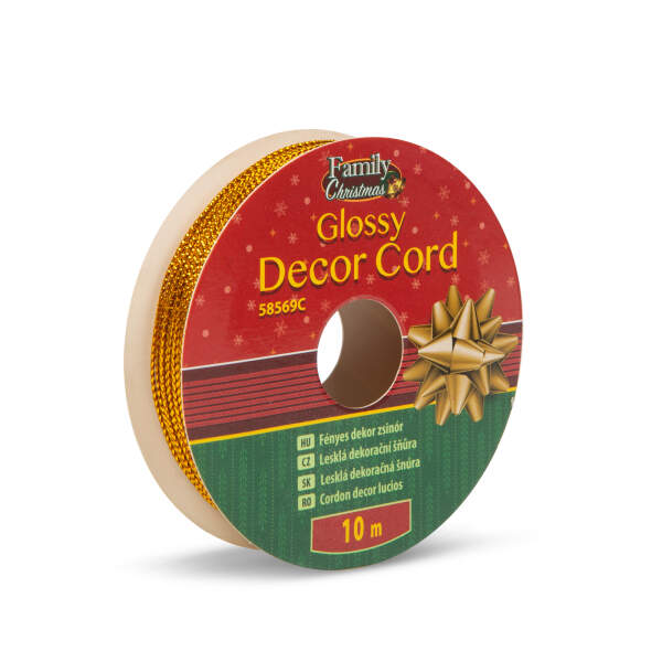 Afbeelding van Glanzend decoratief snoer - 10 m - goud 1 Stuks [58569C] - 02 58569C web