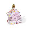 Afbeelding van Kerstboomversiering - glanzend huis - 8 x 6 x 4 cm 1 Stuks [58587] - 02 58587 web