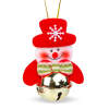 Afbeelding van Kerstboomversiering - Sneeuwpop met bel - 11 x 10 cm 1 Stuks [58589C] - 02 58589C web
