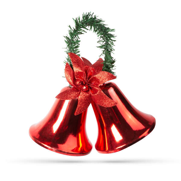 Afbeelding van Kerstdecoratie - bel - in rode kleuren 1 Stuks [58609A] - 02 58609A web 1