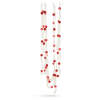 Afbeelding van Kerst organza slinger - 2,7 m - 10 mm - rood 1 Stuks [58615A] - 02 58615 web