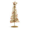 Afbeelding van Kerst, glitter, metalen kerstboom - 28 cm - goud 1 Stuks [58622B] - 02 58622B web