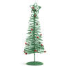 Afbeelding van Kerst, glitter, metalen kerstboom - 28 cm - groen 1 Stuks [58622D] - 02 58622D web