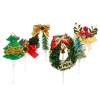 Afbeelding van Kerst 3D taartdecoratie - 10 cm - 2 soorten - 3 stuks / verpakking 1 Stuks [58718] - 02 58718 web