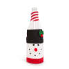 Afbeelding van Kerst drankfleshouder - 3D Sneeuwpop - polyester - 27 x 12 cm 1 Stuks [58728B] - 02 58728B web