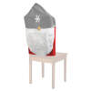 Afbeelding van Kerststoeldecoratie - Scandinavische elf - 50 x 60 cm - grijs/rood 1 Stuks [58735B] - 02 58735B web