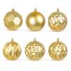 Afbeelding van Kerstboomdecoratieset - baldecoratie - goud - 6 stuks / verpakking 1 Stuks [58762A] - 02 58762A web