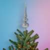 Afbeelding van Kerstboomtopversiering - zilver, glitter - 30 x 7 cm 1 Stuks [58780B] - 02 58780B web