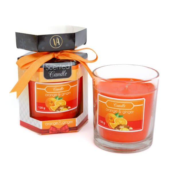 Afbeelding van Geurkaars - sinaasappel & gember - 120 g 1 Stuks [58802A] - 02 58802A web
