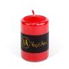 Afbeelding van Kaars - rood, ongeparfumeerd - 130 g 1 Stuks [58807A] - 02 58807A web