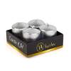 Afbeelding van Kaarsenset - zilver, ongeparfumeerd - 4 x 45 g 1 Stuks [58813C] - 02 58813C web