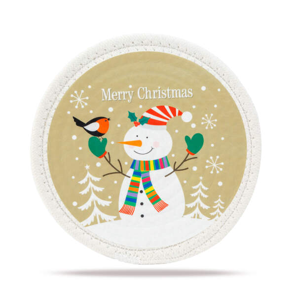 Afbeelding van Kerst placemat - sneeuwpop - 180 x 7 mm 1 Stuks [58955B] - 02 58955B web