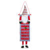Afbeelding van Adventskalender - 3D met Scandinavische elf - textiel - 100 x 28 cm 1 Stuks [58964] - 02 58964 web