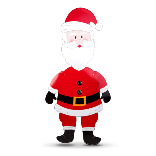 Afbeelding van Kerstdecoratie - Kerstman - papier - 90 cm 1 Stuks [58965A] - 02 58965A web