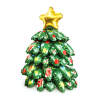 Afbeelding van 3D kerstballon - 360° - aluminiumfolie - dennenboom - 38 x 34 cm 1 Stuks [58968] - 02 58968 web