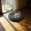 Afbeelding van Hondenbed - rond - maat "L" - 70 cm - grijs 1 Stuks [60041B] - 02 60041B web
