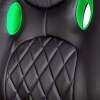 Afbeelding van Gamerstoel met armleuning - zwart / groen - 71 x 53 cm / 53 x 47 cm 1 Stuks [BMD1116GR] - 02 BMD1116GR web