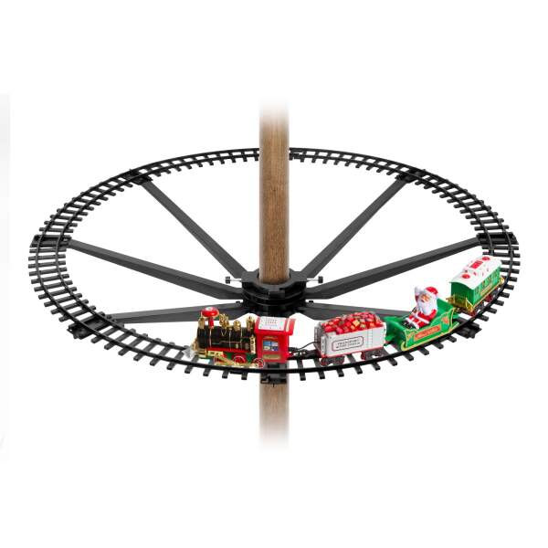 Afbeelding van Kerstboomtrein - speelt muziek, lichtjes - werkt op batterijen 1 Stuks [BW2041] - 02 BW2041 web