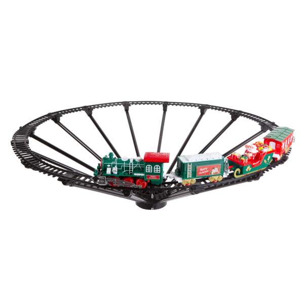 Afbeelding van Kerstboomtrein - speelt muziek, lichtjes - werkt op batterijen 1 Stuks [BW2042] - 02 BW2042 web