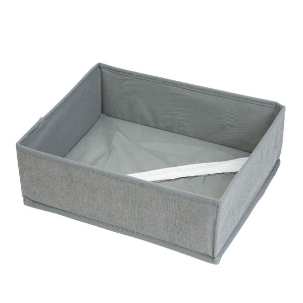 Afbeelding van Stoffen opbergdoos - 30 x 26 x 10 cm - grijs 1 Stuks [BW2075] - 02 BW2075 web