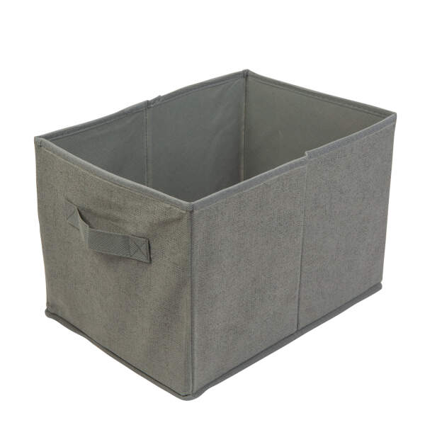 Afbeelding van Stoffen opbergdoos - 32 x 22 x 22 cm - grijs 1 Stuks [BW2076] - 02 BW2076 web