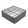 Afbeelding van Stoffen opbergdoos - 32 x 32 x 12 cm - 8 vakken - grijs 1 Stuks [BW2078] - 02 BW2078 web