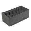 Afbeelding van Stoffen opbergdoos - 32 x 16 x 11 cm - 12 vakken - grijs 1 Stuks [BW2079] - 02 BW2079 web