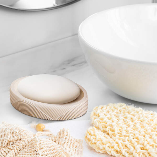 Afbeelding van Zeephouder - mat beige patroon 1 Stuks [BW3022C] - 02 BW3022C web
