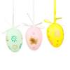 Afbeelding van Paasdecoratie - eierset - 3 soorten - 6 cm - 6 stuks / verpakking 1 Stuks [CMK-7574] - 02 CMK 7574 web