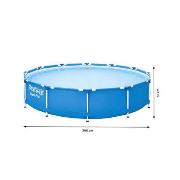 Afbeelding van Zwembad met vaste wand en watercirculatiefilter - 366 x 76 cm - 6473 liter 1 Stuks [DA00136] - 02 DA00136 web