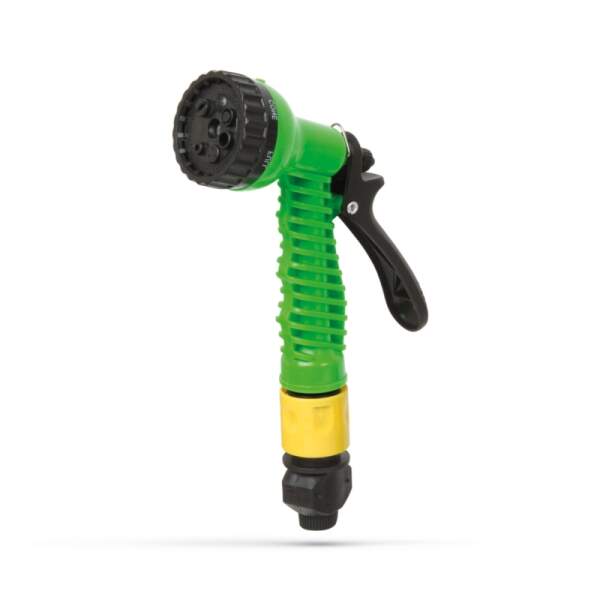 Afbeelding van Irrigatieset - 15 m flexibele stoffen slang met trommel, 7-in-1 sproeikop, connectoren 1 Stuks [DA00431] - 02
