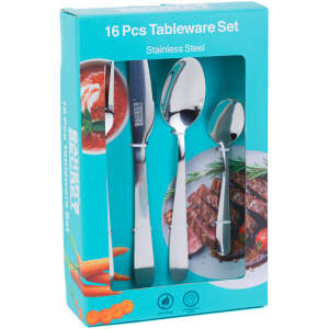 Afbeelding van Baker's Secret - 16-delige dinerset - 4 vorken, 4 messen, 4 lepels, 4 theelepels 1 Stuks [DA00976] - 02