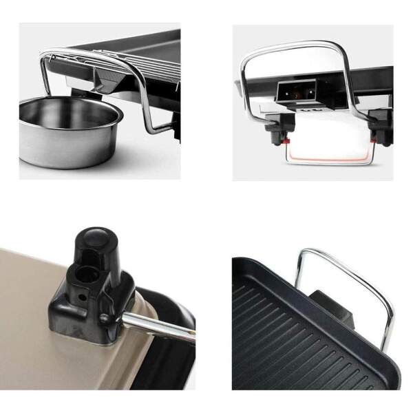 Afbeelding van WinningStar – Anti-aanbak elektrische tafelgrill – 1360 W 1 Stuks [DA01177] - 02 DA01177 web