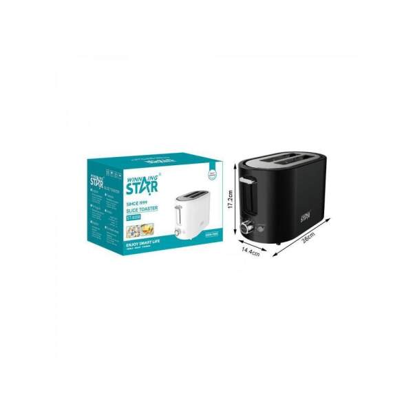 Afbeelding van WinningStar – Broodrooster – 650 – 750 W – zwart 1 Stuks [DA01180] - 02 DA01180 web