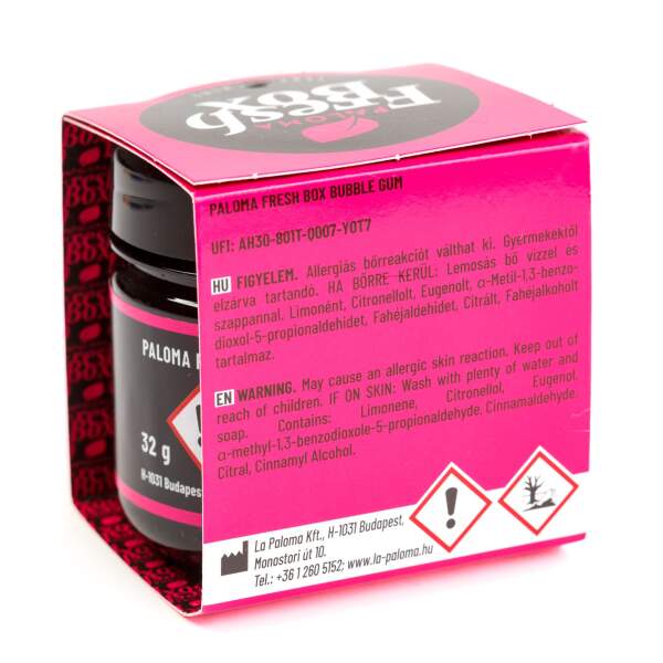 Afbeelding van Luchtverfrisser - Paloma Fresh box - Bubblegum - 32 g 1 Stuks [P03461] - 02 P03461 web