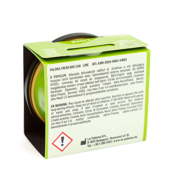 Afbeelding van Luchtverfrisser - Paloma Fresh box - Limoen - 25 g 1 Stuks [P20187] - 02 P20187 web