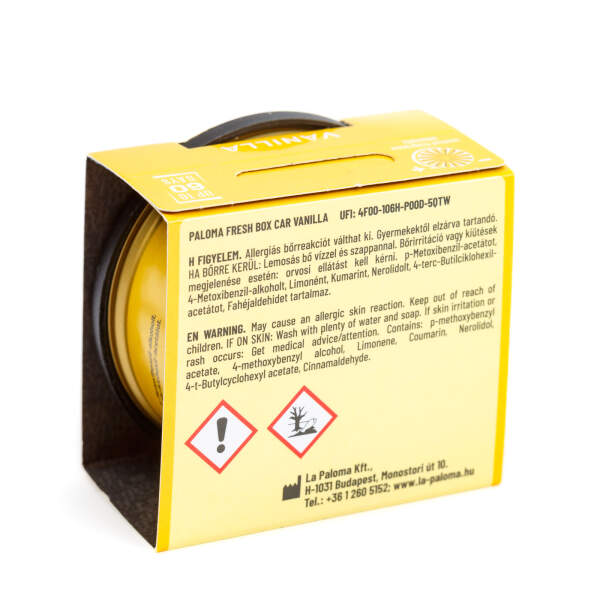 Afbeelding van Luchtverfrisser - Paloma Fresh box - Vanille - 25 g 1 Stuks [P20231] - 02 P20231 web