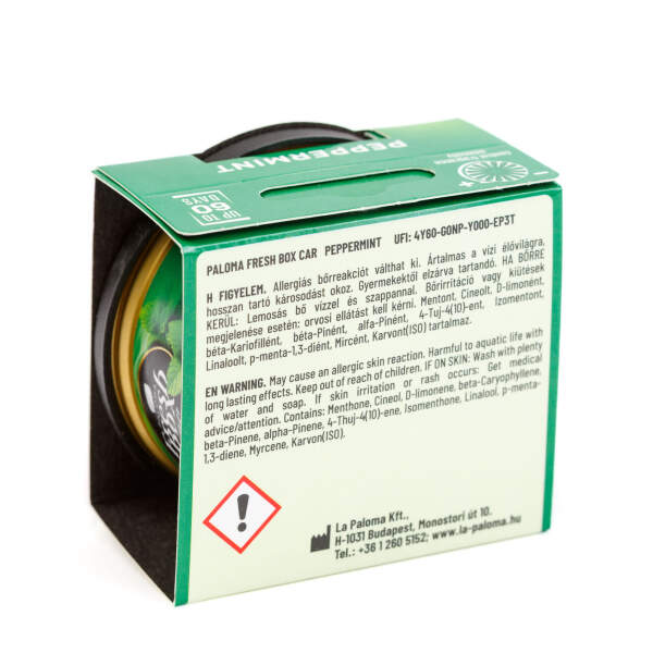 Afbeelding van Luchtverfrisser - Paloma Fresh box - Pepermunt - 25 g 1 Stuks [P20255] - 02 P20255 web
