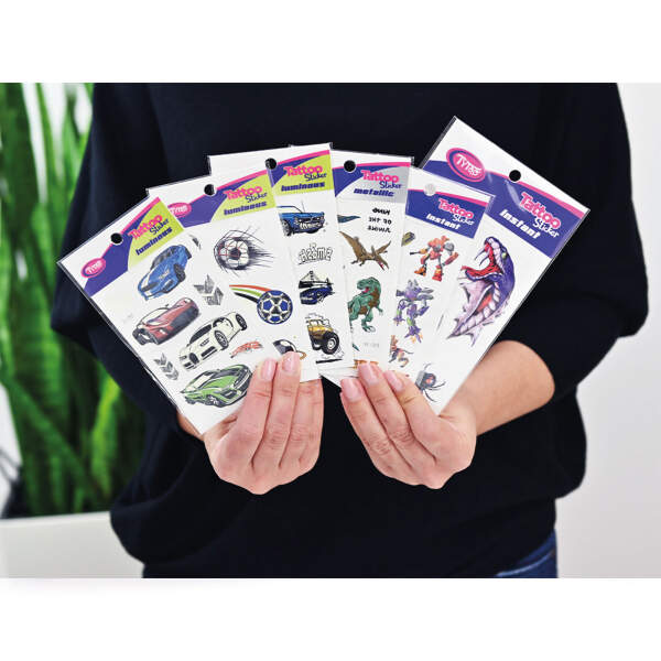 Afbeelding van Dude tattoo sticker set - 40 pcs / pack 1 Stuks [TY50271] - 02 TY50271 web