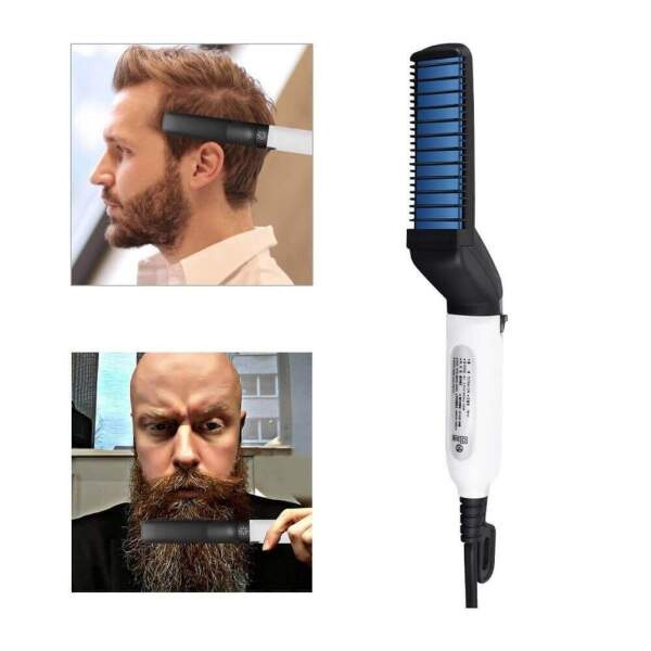 Afbeelding van Electric hair and beard straightening comb for men - 40W, 220V AC 1 Stuks [W1141] - 02 W1141 web