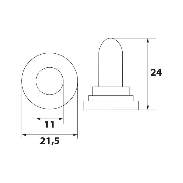 Afbeelding van Waterdichte siliconen dop 10 Stuks [09013] - 03 09013 web 5